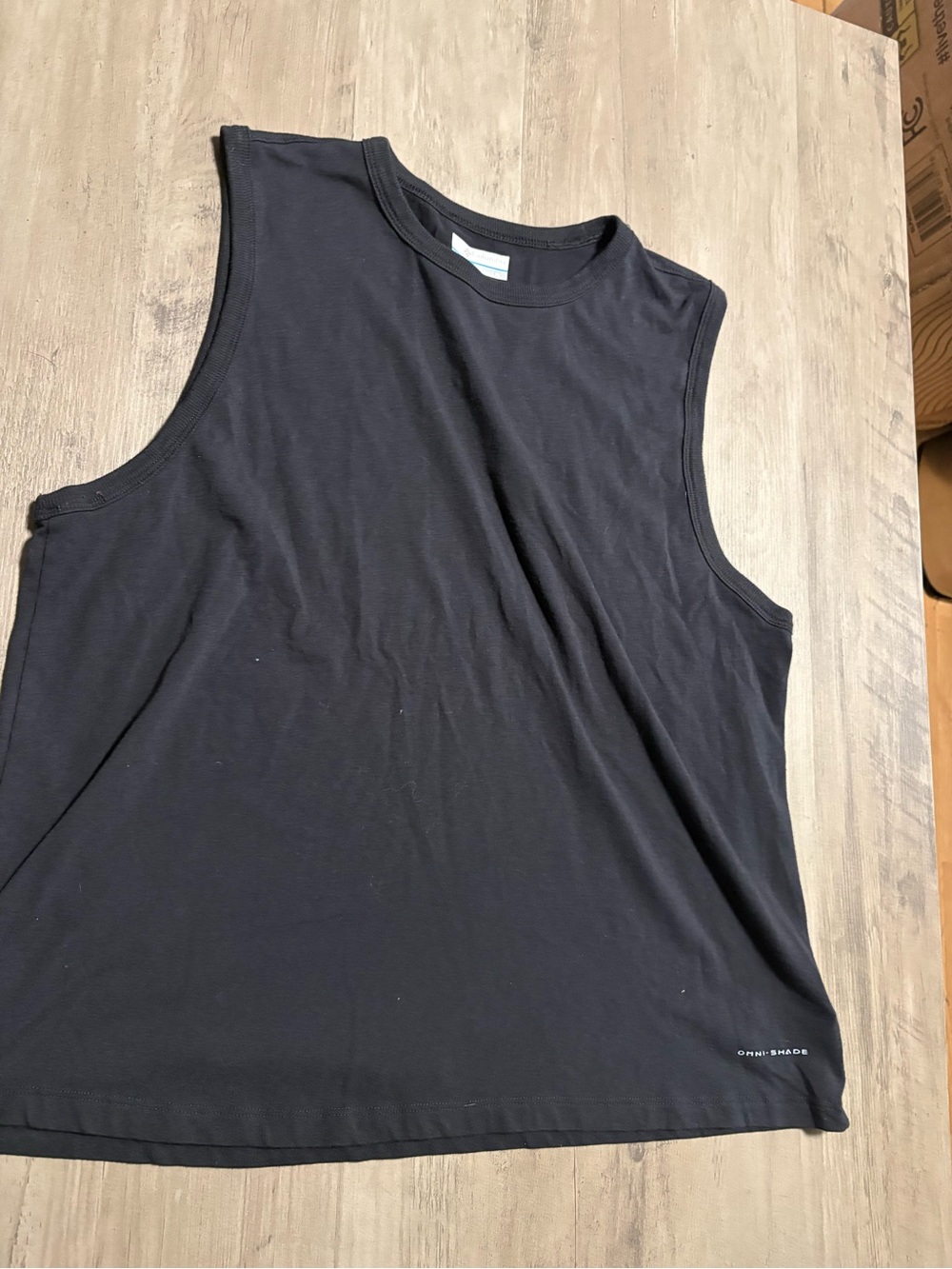 Columbia Men's Black Sleeveless Tank - Omni-Shade size L